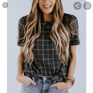 Roolee Gray patterned top